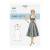 Simplicity Schnittmuster Damen Kleid mit abnehmbarem Kragen #9105.U5 Gr. 42-50