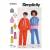 Schnittmuster Simplicity S9394 Boys and Girls Oversized Knit Hoodies, Pants and Tops Gr. A (XS-S-M-L-XL)
