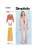 Simplicity Schnittmuster-Set Damen Loungewear Strickjacke, Bustier und Hose #9857.A Gr.32-52
