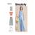 Simplicity Schnittmuster-Set Damen Top Pants Shorts #9612.R5 Gr. 40-48