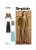 Simplicity Schnittmuster-Set Damen weite Bundfaltenhosen, Top + kurze Strickjacke #9827.W2 Gr. 46-54