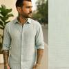Soft Mist (Double Gauze Melange) - ECO - Ice Blue