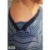 Wave pattern - GOTS - light grey (melange optic)